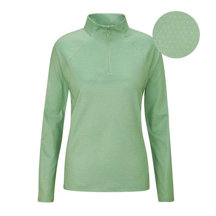 PING Jasmine Ladies Printed Long Sleeve Golf Pullover