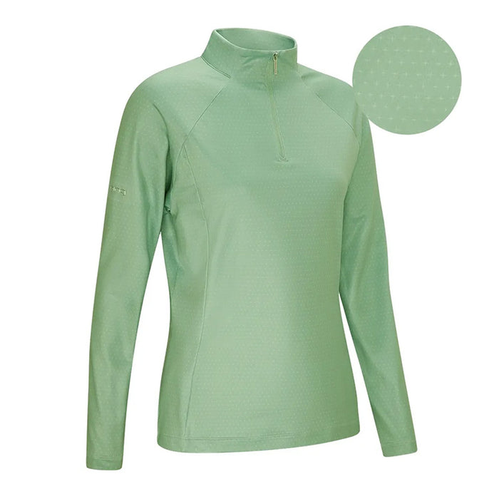 PING Jasmine Ladies Printed Long Sleeve Golf Pullover