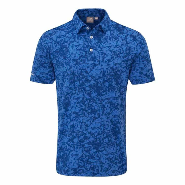PING Marek Camo Jacquard Golf Polo