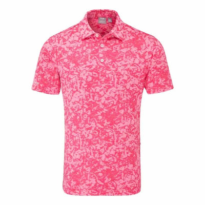 PING Marek Camo Jacquard Golf Polo