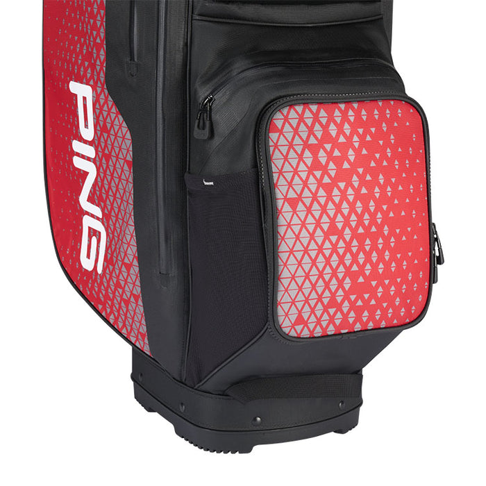 Ping Pioneer Monsoon 231 Golf Cart Bag - Black/Red