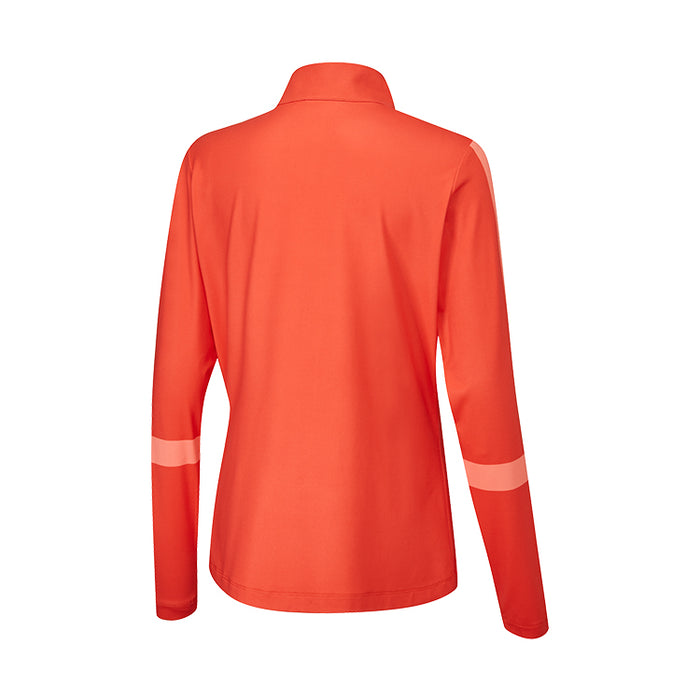 Ping Tamara Ladies Long Sleeve Golf Top Flame Melon Andrew Morris Golf