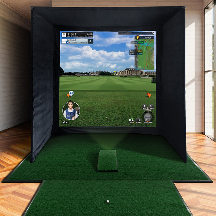 Sim Space Golf Simulator Indoor Enclosure - 3m x 2.5m x 1.5m