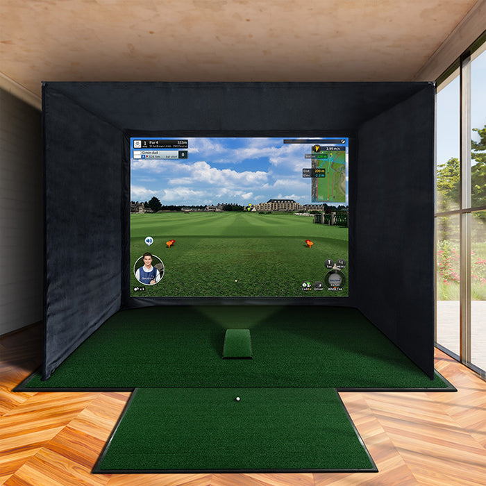 Sim Space Golf Simulator Indoor Enclosure - 4m x 3m x 3m