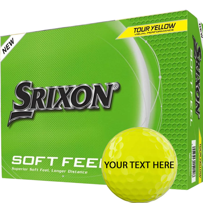 Srixon Soft Feel 14 Personalised Golf Balls