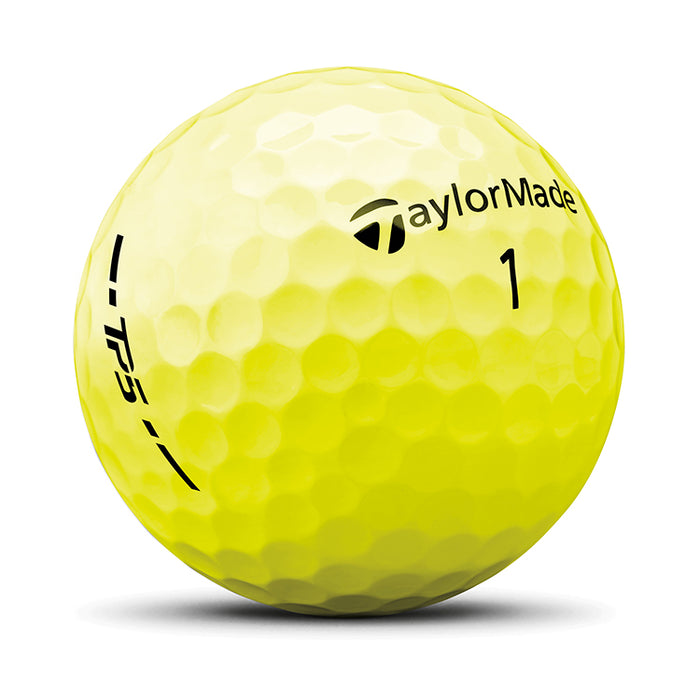 Taylormade TP5 Golf Balls - Yellow