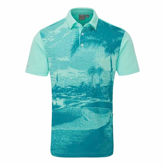 PING Tiago Jacquard Golf Polo