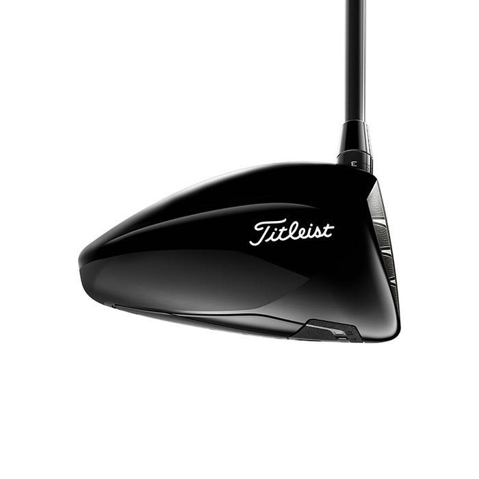 a toe on view of a Titleist GT3 golf driver