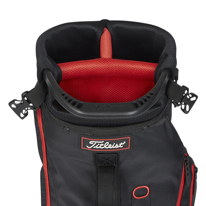 Titleist Premium Carry Golf Bag - Black/Black/Red
