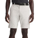 front View of the Under armour tapered drive shorts being worn by a model