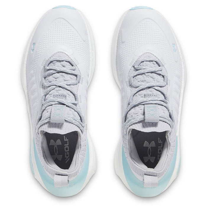 Under Armour Phantom Fore Ladies Golf Shoes - Grey/Stream Blue