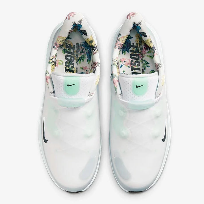 Nike React Ace Tour Ladies Golf Shoes White Pure Platinum Mint Foam Andrew Morris Golf