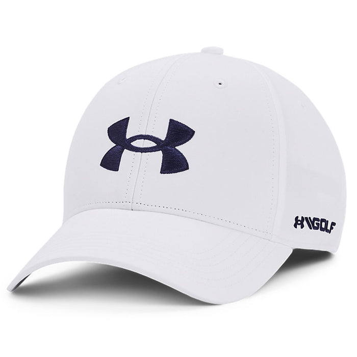 Under Armour Golf96 Golf Hat White Navy Andrew Morris Golf