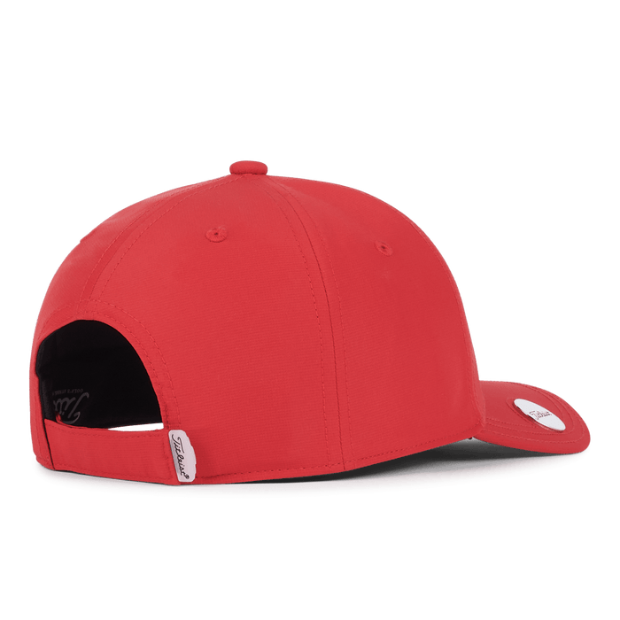 Junior Players Performance Ball Marker Cap - Red/Black