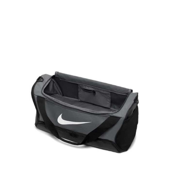 NIKE Brasilia 9.5 Holdall Duffle Bag Iron Grey Black White Andrew Morris Golf