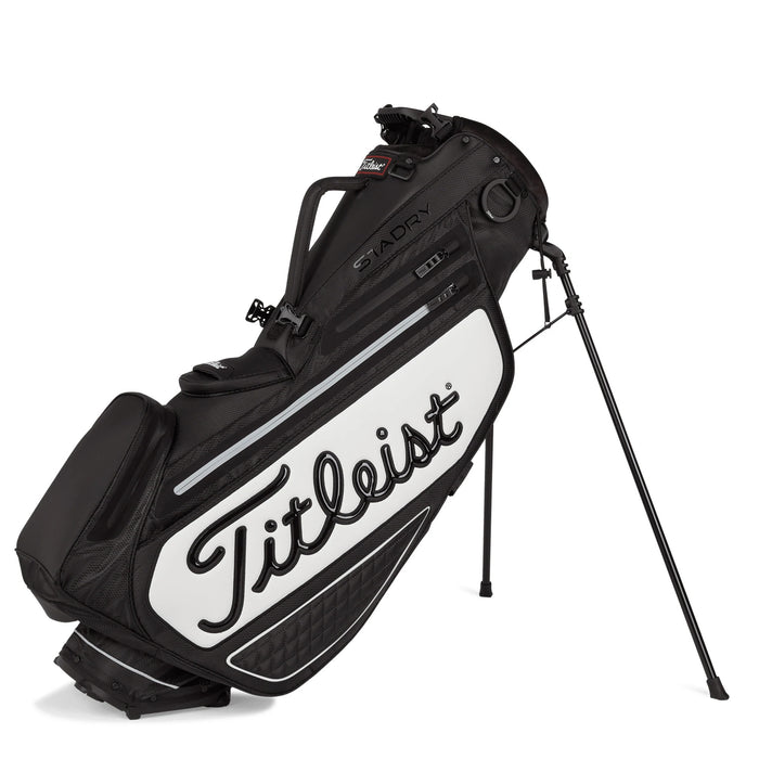 Titleist Tour Series Premium Stadry Stand Golf Bag - Black/White