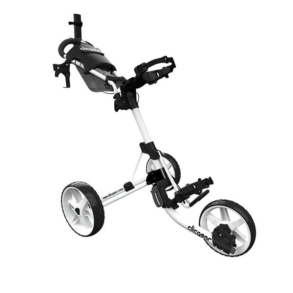 Clicgear Model 4 ゴルフ用 手押しカート ホワイト Clicgear 4.0 Push Golf Trolley — Andrew Morris Golf