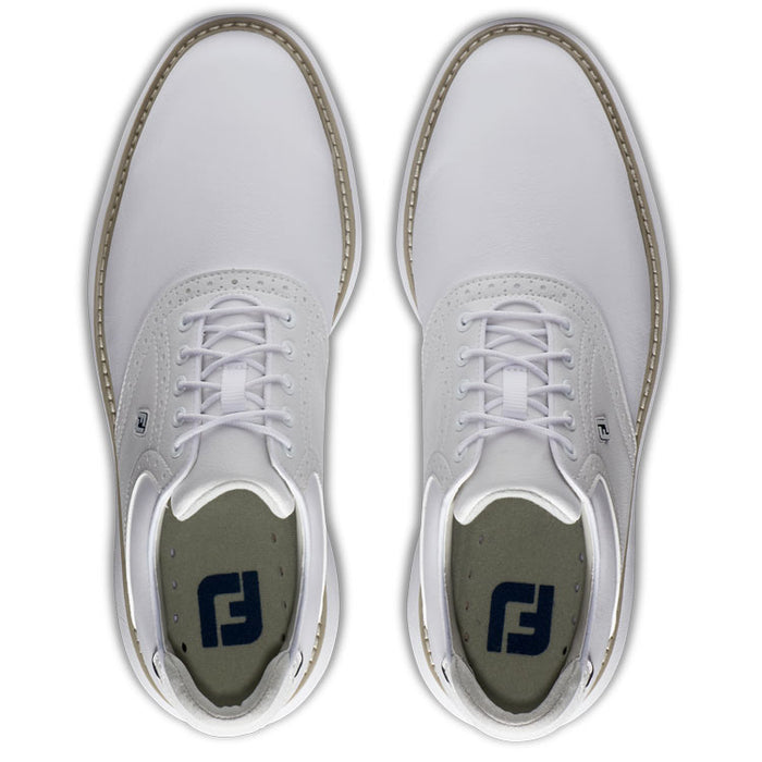 Footjoy Traditions Mens Golf Shoes - White