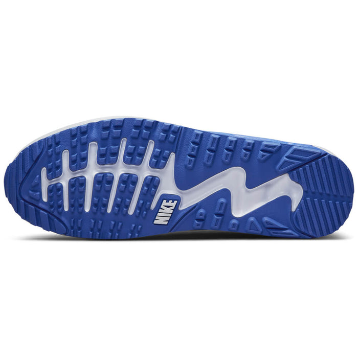 nike air max golf shoes blue and white