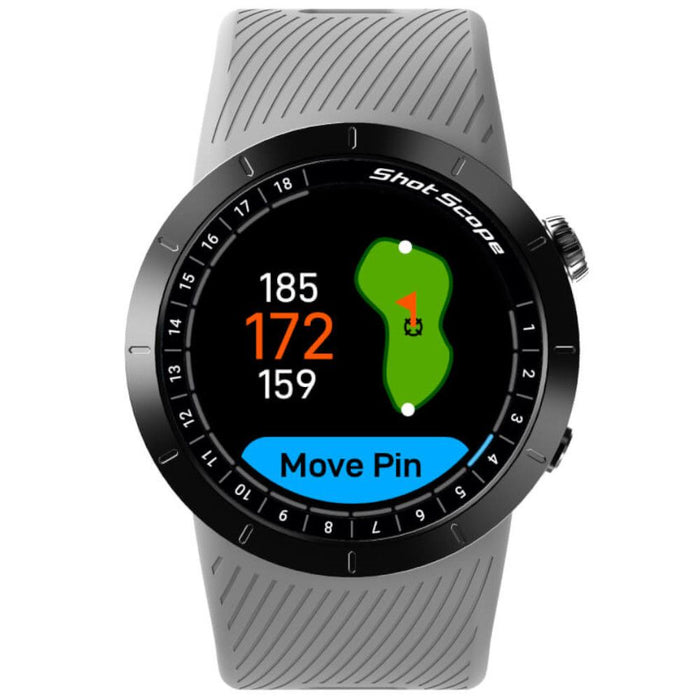 Shot Scope X5 GPS Golf Watch Grey Andrew Morris Golf