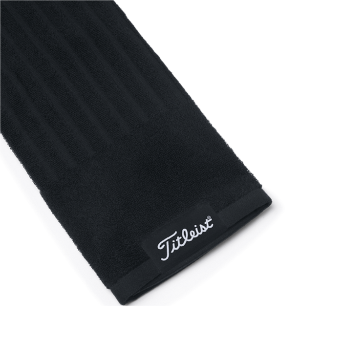 Titleist Tri Fold Golf Towel - Black